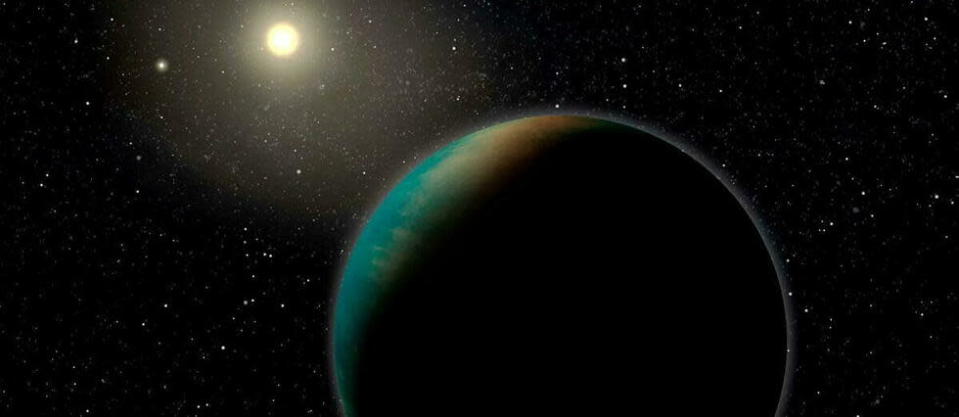 Technical representation of exoplanets TOI-1452 b.  Credit: University of Montreal / Benoit Goujon