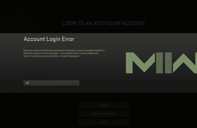 How to fix Activision account login error on ps5