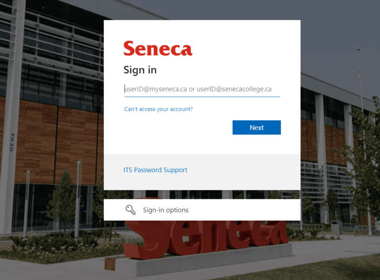 Seneca blackboard login: Login Steps and Errors